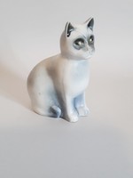Ritka francia porcelán cica,macska
