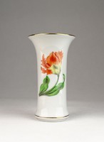 0U643 Virágmintás Herendi porcelán váza 1941