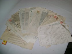 Régi adásvételi és egyéb szerződések hagyatékokból - 1887...1986 - 27 darab