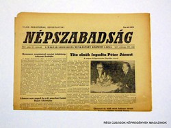 1967 május 11  /  NÉPSZABADSÁG  /  Régi ÚJSÁGOK KÉPREGÉNYEK MAGAZINOK Szs.:  8645
