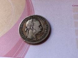 1887 ezüst 1 florin szép patinával