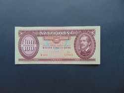 100 forint 1968 B 076 szép ropogós bankjegy