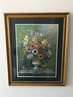 Tavaszi illat elnevezésű nyomatkép 57 x 46 cm kerettel