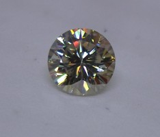 Nagyméretű valódi 1,68ct fehér Moissanite gyémánt  