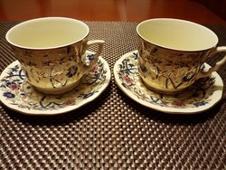 2 db gyönyörű Zsolnay bambuszos teás csésze 1.
