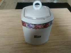 Porcelán rizs tároló
