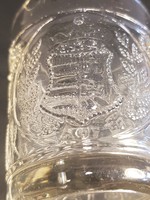 Rika antik 1848-as magyar üveg pohár