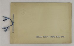 0V029 Budai Szent Imre bál 1941. meghívó