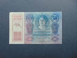 50 korona 1914 Románia Felülbélyegzés !  
