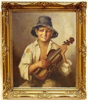 SZÁSZ ISTVÁN /1878 - 1965/: A kis hegedűs