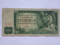 Csehszlovák 100  Korona 1961  !!
