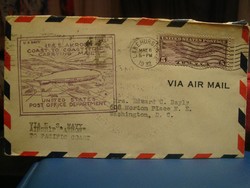 USA Zeppelines levél 1932