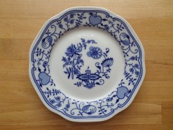 Régebbi hagymamintás Csehszlovák porcelán süteményes tányér kistányér 19 cm