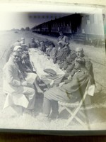  fotó negatív VI.katonatisztek,nővérek, vonat