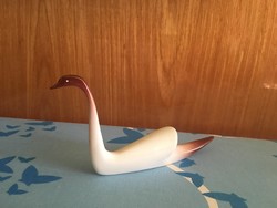 Cmielow hattyú madár porcelán figura - lengyel retro