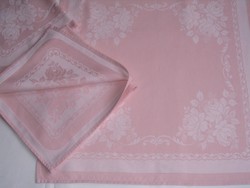 3 db.rózsaszín damaszt szalvéta