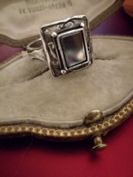 Izraeli kézműves ezüst egyedi gyűrű 