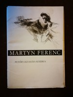 Martyn Ferenc - Petőfi olvasása közben festmény ofszet (minimálár nincs!)