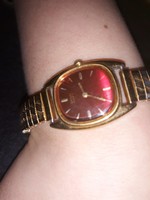 Gold-plated Seiko wristwatch, battery operated, perfect working condition