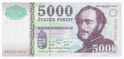 5000 Forint 1999 BH  XF - aUNC