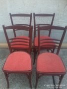 Régi ,retro hajlított fa székek 4db