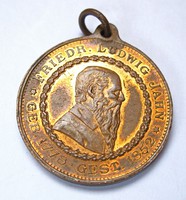 Német Birodalom,Friedrich Ludwig Jahn 1852 érem