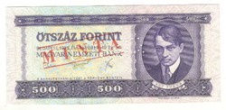 500 forint 1975 UNC MINTA nulla-nullás sorozatszám