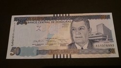 Honduras 50 Lempras UNC 2014
