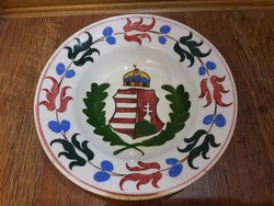 Magyar címeres tányér