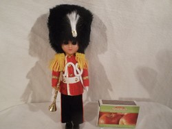 Doll - blinking - English rubber doll, 15 x 5 cm