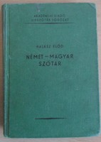 Halász Előd: Német-magyar szótár, 1968