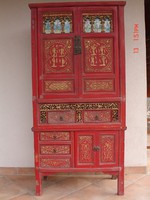 Antik kínai szekrény, Fujian tartományból!