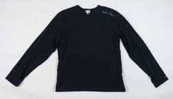 0V906 Calvin Klein fekete hosszúujjú férfi póló XL