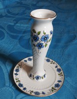 Zsolnay Erika mintás asztali gyertyatartó porcelán