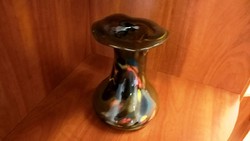 Muránói vagy muránói stílusú régi szakított üveg váza eladó