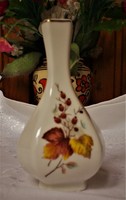 BEITAR részére, Hollóházi porcelán váza, **No.3** 6szögű hasas,12 cm
