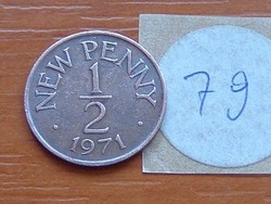 GUERNSEY 1/2 NEW PENNY 1971 79.