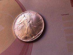 1995 USA ezüst sas 31,1 gramm 0,999