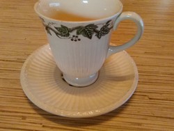 Angol Wedgwoodi porcelán kávés csésze kistányéral