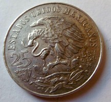 Ezüst 25 Peso Mexikó 1968 Olimpia