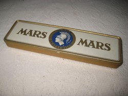 MARS ,régi  ceruza tartó fémdoboz  180 x 50 20 mm