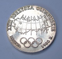 24.Téli olimpia,Moszkva 1980,Lengyel emlékérem.