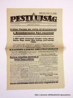 1940 október 8  /  PESTI UJSÁG  /  ÚJSÁG REPLIKA! Szs.:  8212