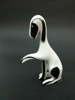 Cmielow lengyel retro porcelán figura - pacsizó kutya