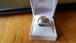 Széles ezüst gyűrű ningsih részére
