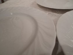 Porcelán - 4 db - 1900 ft !!! -  Seltmann Weiden, Regina - sütis tányér 19 cm - fehér - hibátlan
