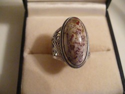 Nagy méretű antik orosz ezüst gyűrű