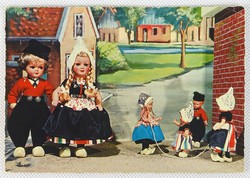 0W199 Holland babás színes képeslap 1972