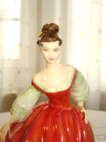 Royal doulton, lady in red dress (1962)
