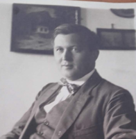 Kutas Kálmán evangélikus lelkész cca. 1915-28. Serényi Árpád fotó- fénykép,fotográfia, levelező-lap